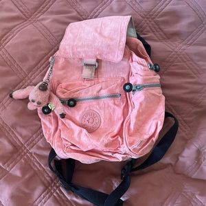 Pink Kipling Backpack
